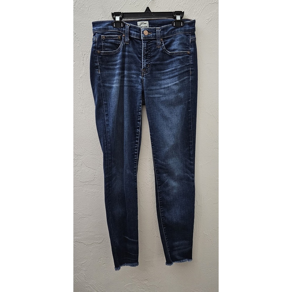 J. Crew Jeans Womens Size 27/28 Blue Toothpick Denim Cotton